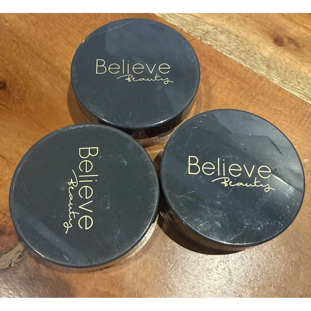 Believe Beauty Matte Blur Loose Powder MEDIUM/DEEP 0.14 oz / EA NEW 3 Pk
